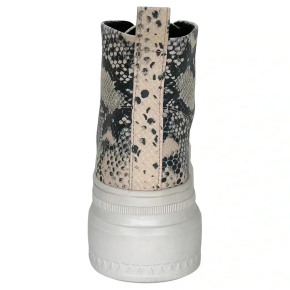 Madden Girl Chucki Snake Print Faux Leather High Top Womens Sneakers Size 8.5M - Picture 5 of 13